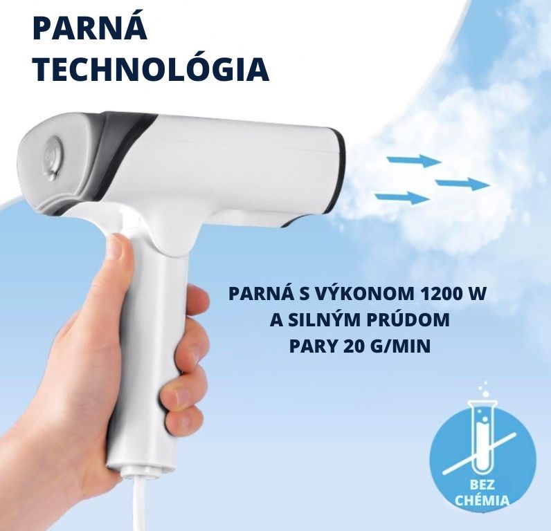 CleanMaxx Ručný skladací naparovač odevov 19371 (7)